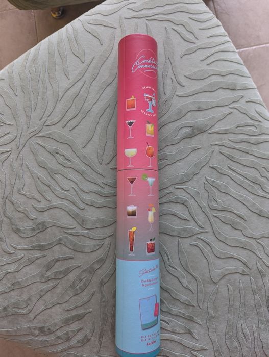 Скреч карта с коктейли