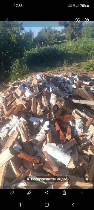 Дрова берёзовы рубленые