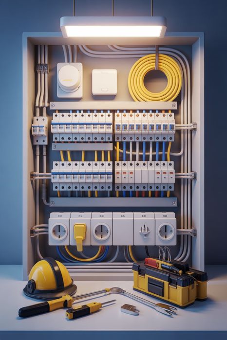 Электрика. Электромонтажные работы с нуля.