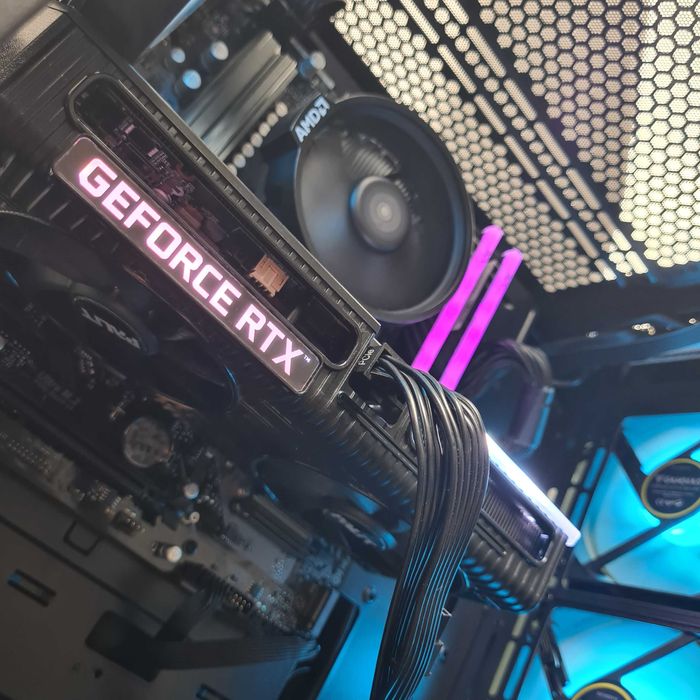 Геймърски компютър! RTX 3060 , Ryzen 5 5500 ,16GB RAM/Нов+Гаранция!