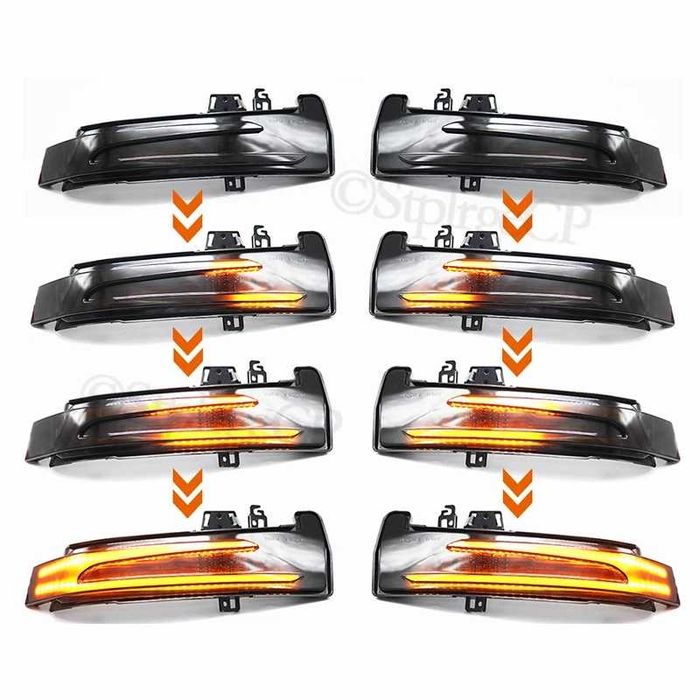 Лед Динамични мигачи за Мерцедес