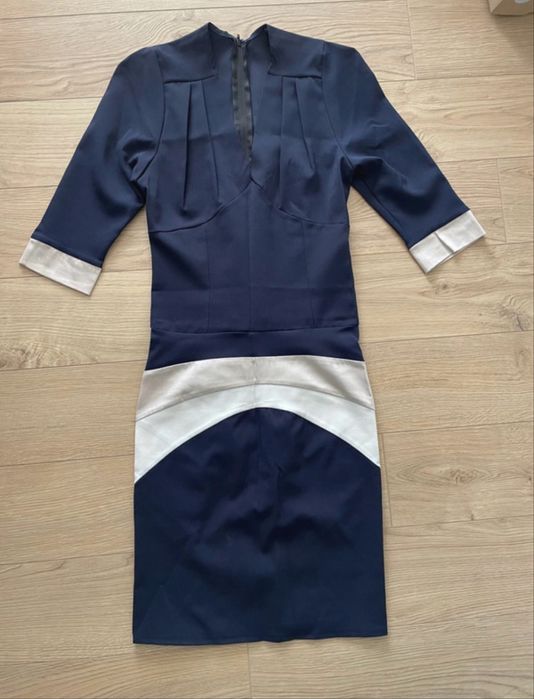 Rochie office mulata Raluca martinescu, XxS/ XS, bleumarin