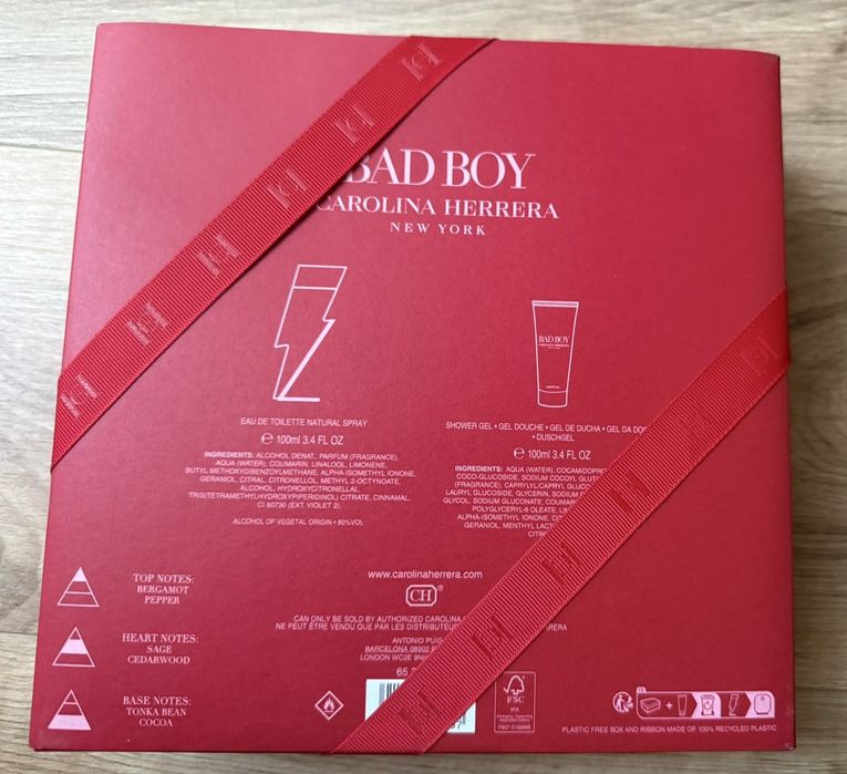 Подаръчен комплект  Carolina Herrera Bad Boy