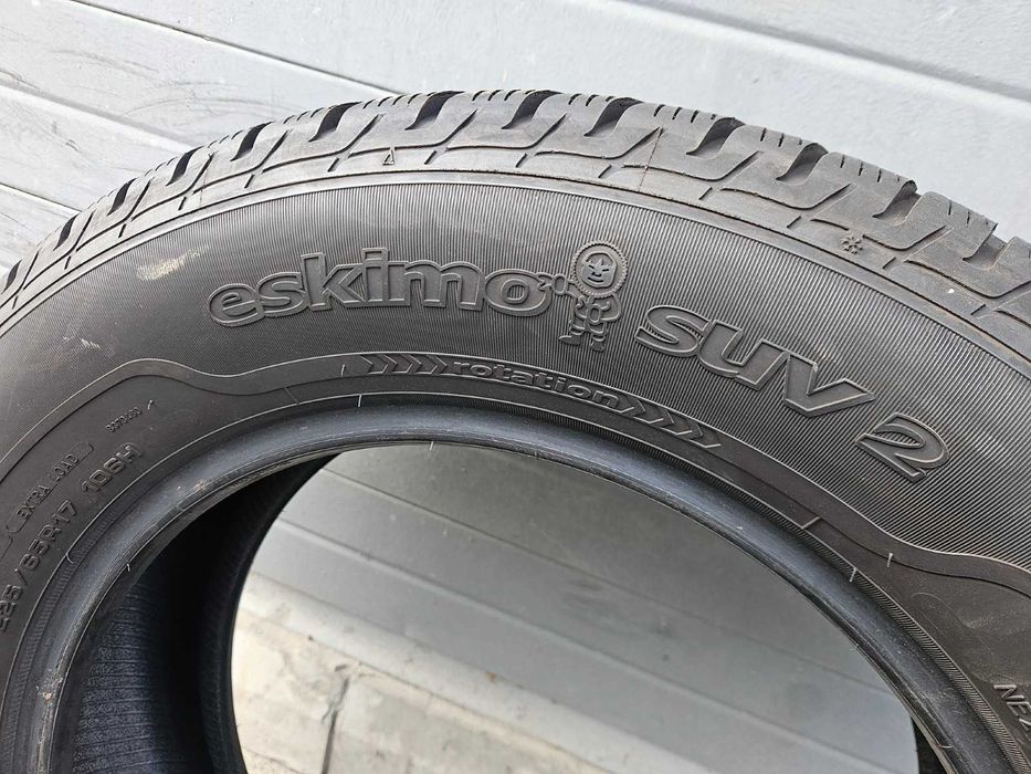 2бр. 225/65 17 зимни гуми SAVA 6-6.5mm SUV