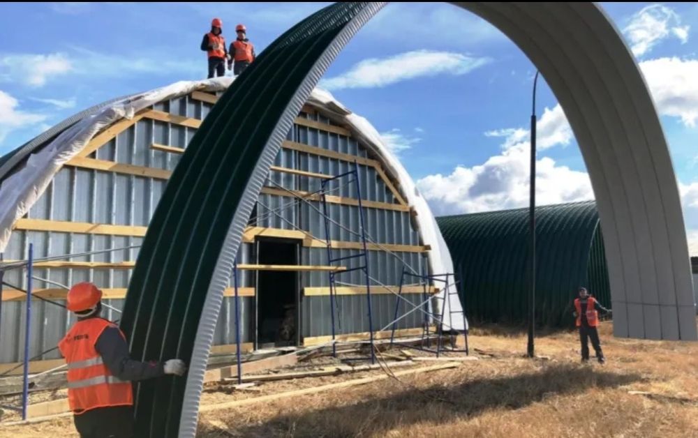 Животноводство Безкаркасный Ангар