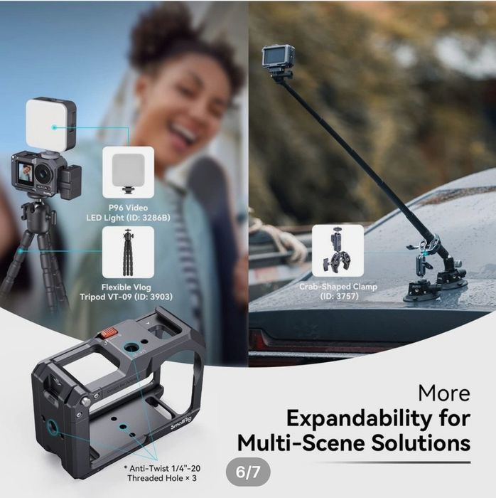 Small rig dji osmo action 4 и 3