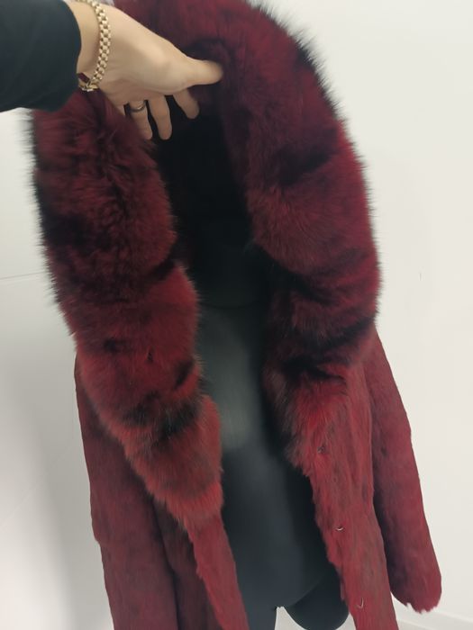 Blana naturala iepure și vulpe M L XL