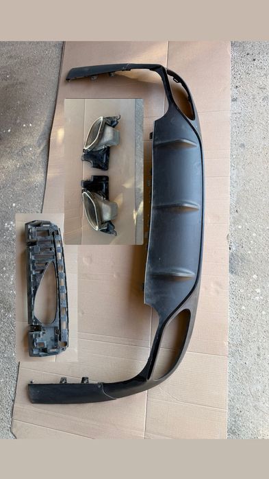 Ornament difuzor terminatie carlig bara spate Mercedes E class W213