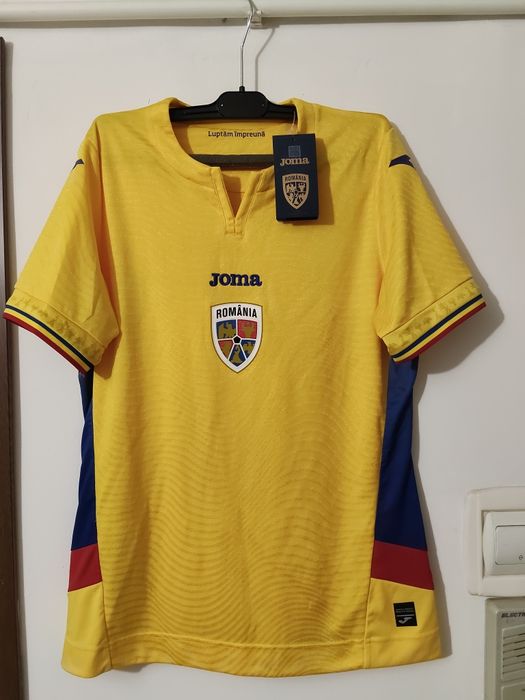 Tricou oficial de joc FRF Nationala Romaniei, Galben