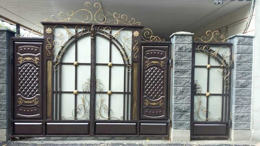 На Заказ Вороты Откатные Распашные Кованый с Калитка Автоматические!!!