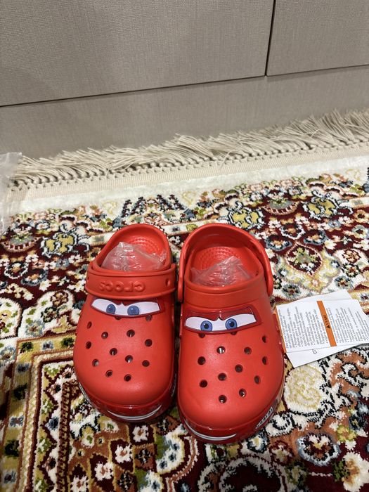 Кроксы Молния Маккуин Crocs lightning mcqueen