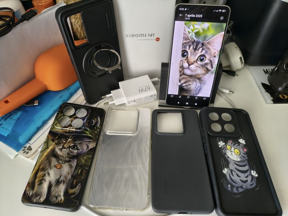 Xiaomi 14T, 12GB RAM, 512GB, 5G, Titan Gray,în garanție