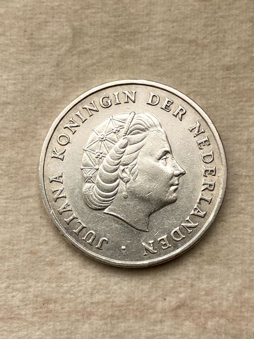 Антилы Серебро 1 гульден 1952 года