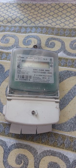 Счетчик электичества СО-Э711 Т1 (5-60А) Орман (1ф) 3-х тариф