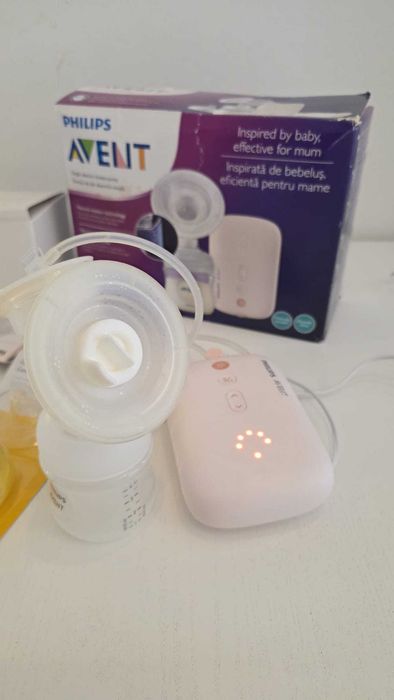 Pompa de san electrica Philips Avent SCF395/31 + set accesorii cadou | 190 lei