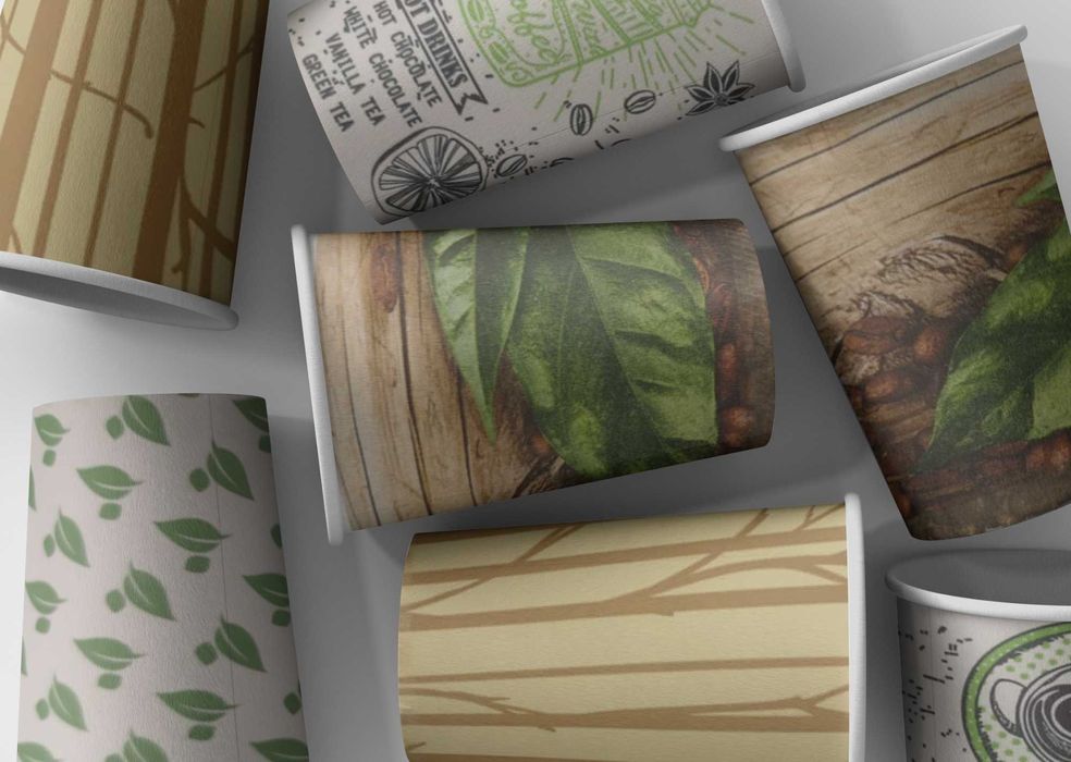 7oz Картонени чаши за вендинг автомати Vending