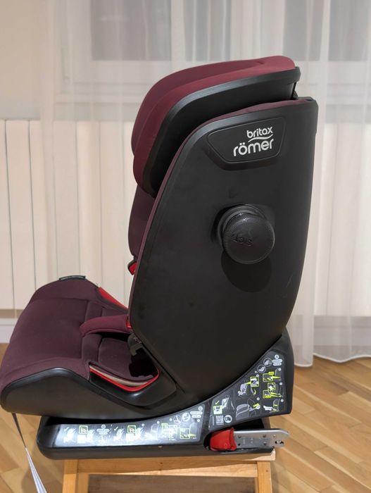 Детско столче за кола Britax Romer Advansafix IV R (9-36 кг) - лилаво