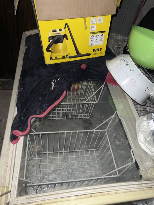 Морозильник + телевизор