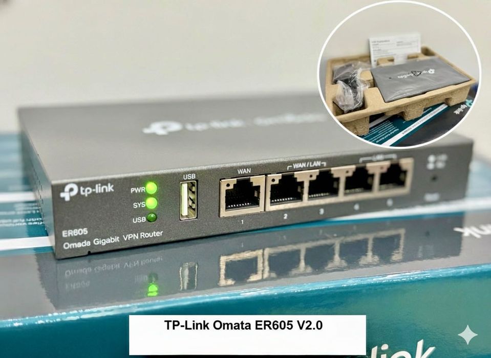 TP-Link Omada ER605 v2.0 – Gigabit VPN Рутер