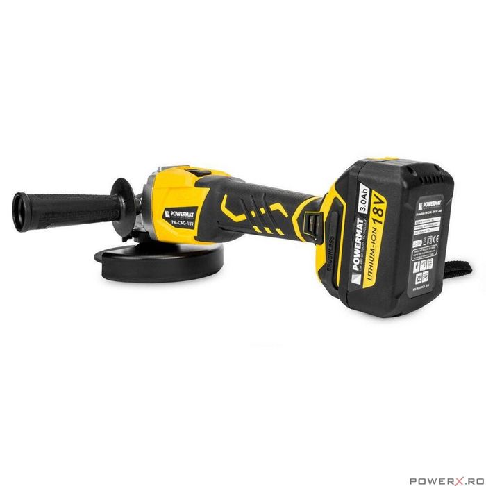 Flex, polizor unghiular cu 2 acumulatori, 18V motor Brushless,