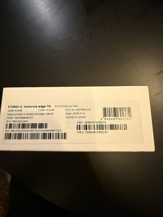 Продавам Motorola Edge 70 – запечатан