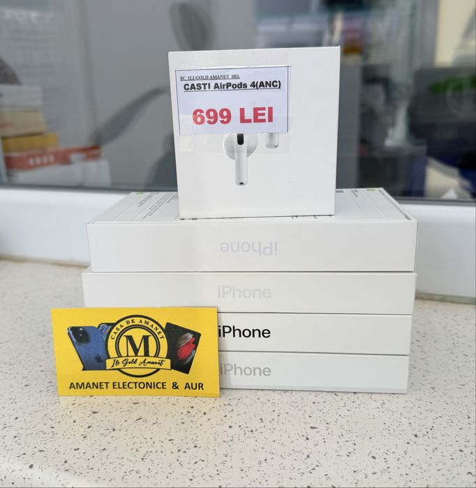 Casti AirPods 4 ( ANC ) Sigilate | Factura | Garantie