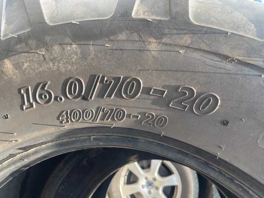 16.0/70-20 cu 14 pliuri anvelope noi de tractiune marca BKT pt buldo