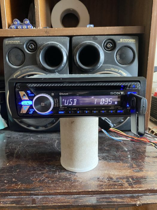 SONY MEX-N4000BT - МОЩЕН 4X55W - ДВА ЦВЯТА- Bluetooth, USB, CD  mp3 плеър за кола сд авто радио