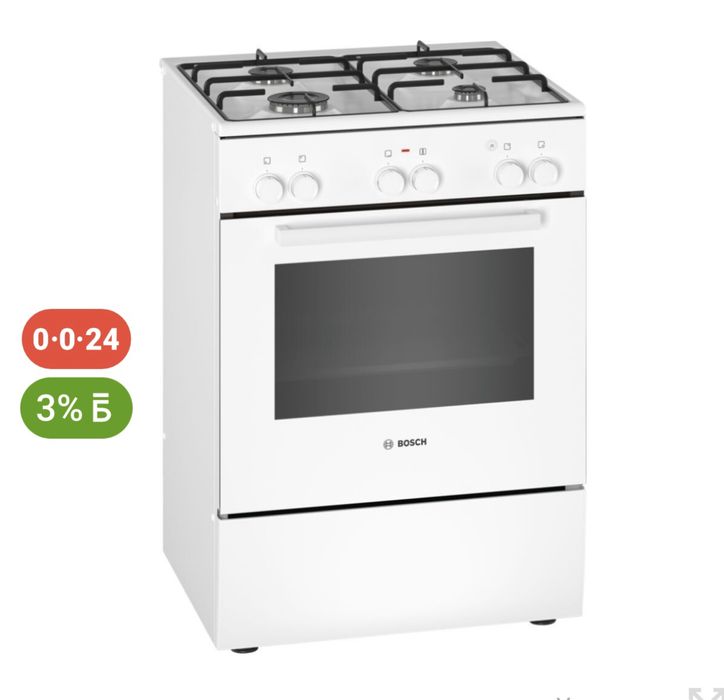 Духовка с плитой bosch