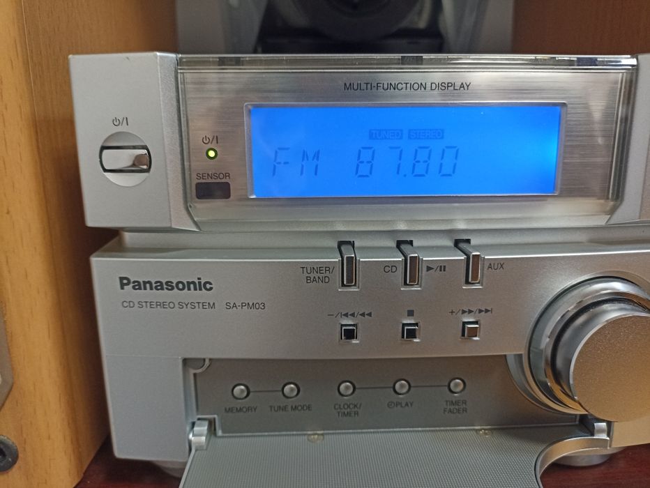 Minisistem original Panasonic SA-PM03 cu CD, tuner, amplificare, super