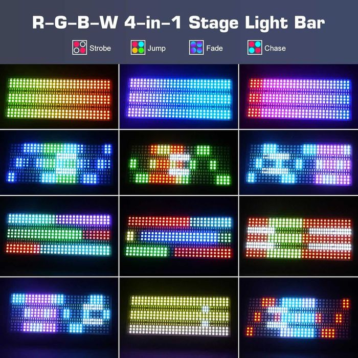 Proiector LED RGBW 150W Wall Washer DMX cu telecomanda