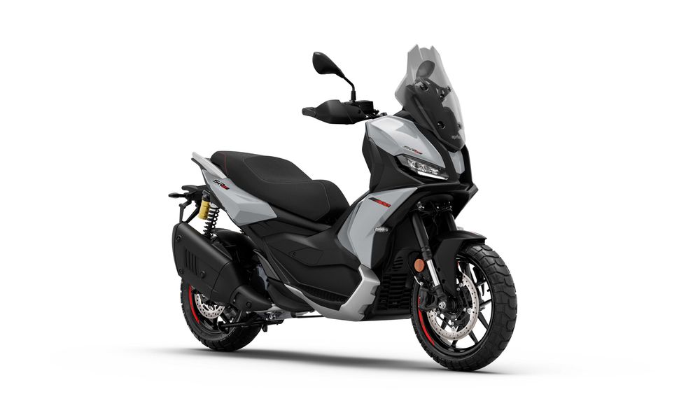 Aprilia SRGT 400, E5+, 2026 - Cel mai dinamic scuter de Adventure !