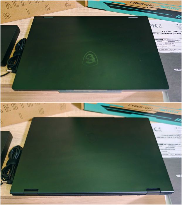 NVIDIA RTX 5060 8GB GDDR7 DLSS 4/Intel Core 7 240H (5.2GHz, 24Mb)/15.6 Full HD 144hz/16GB RAM DDR5/512GB SSD NVMe/MSI Cyborg 15 с 24 месеца гаранция