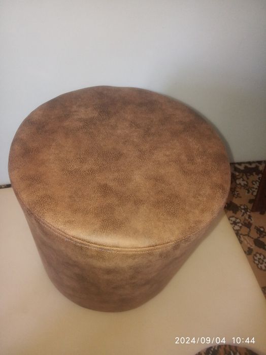 Пуфик жаңадан исленген