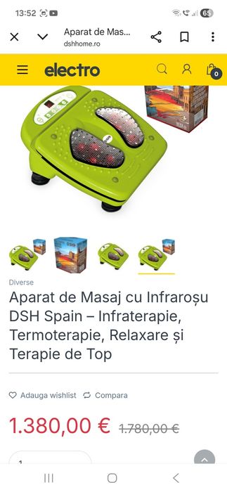 Aparat masaj cu Infrarosu DSH Spain