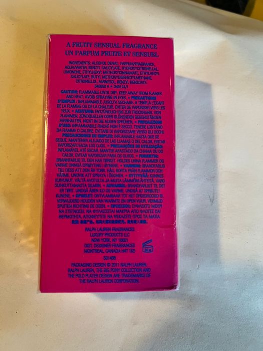 Parfum RALPH LAUREN Big Pony 2,original 100% 50ml  de dama:PRET:100lei