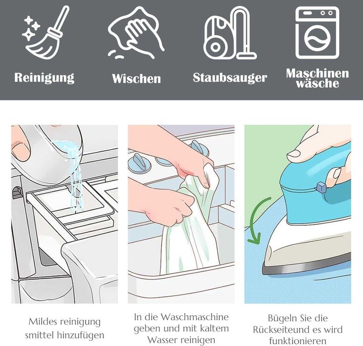 TOPICK Килимче за врата 150 x 90 см, перещ се, супер тънък