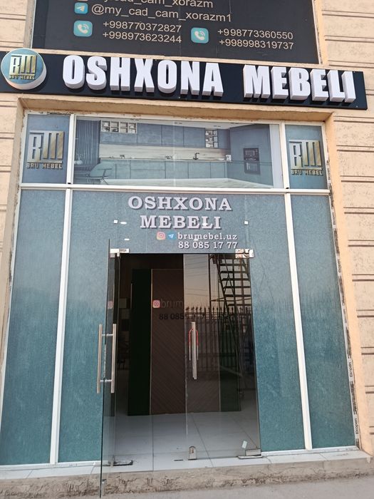 Ошхона мебеллари м²  1,3 млн-6 млнгача