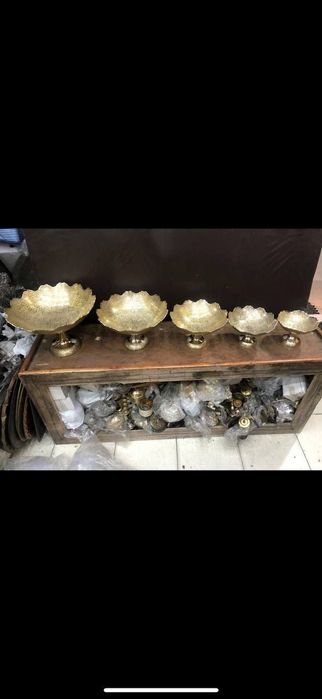 Посуда Чак Чук,Вазы,Сувениры Ручная работа металл Латунь Бронза Новое