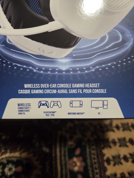 Casti Gaming Wireless JBL Quantum 360P, Wireless, 22 h autonomie, alb