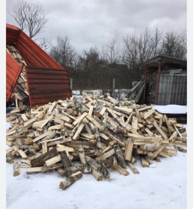 Дрова колотые берёза