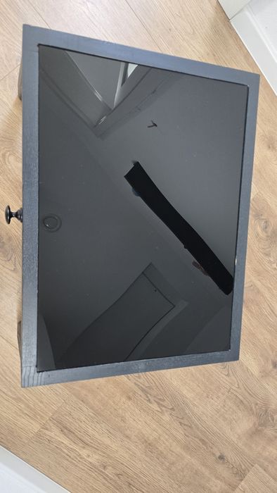 Noptiere lemn și sticla