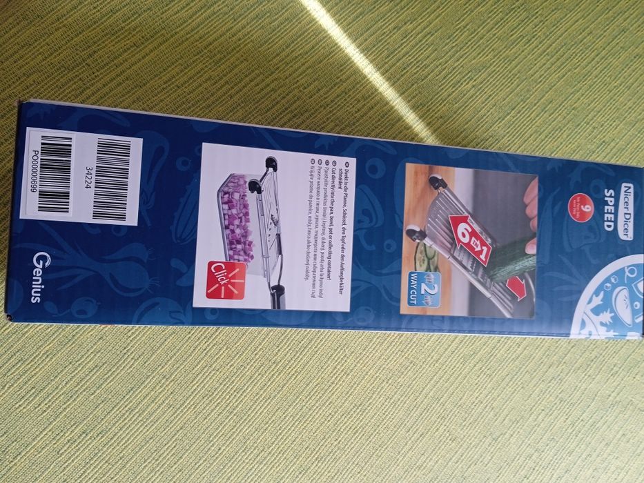 НОВО немско кухненско ренде 6 в 1 Genius - 9 части