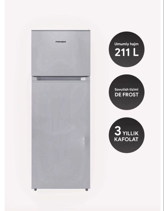 Haladilnik Premeir PRM-211SDDF-W. Для кухна.