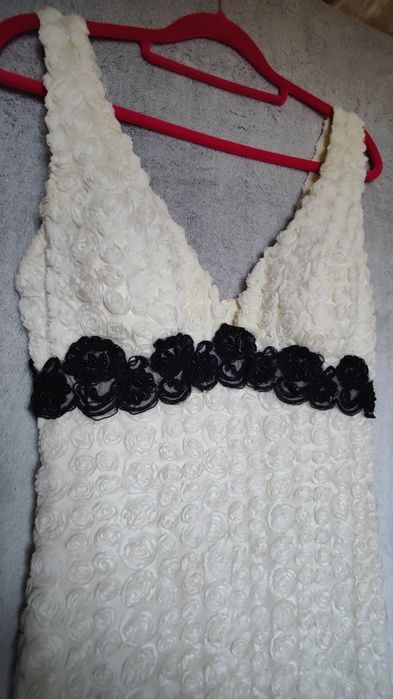 Rochie lungă de seară albă S/M