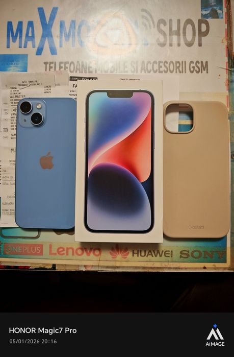 Apple iPhone 14 - 128 GB Blue / Neverlock / 85 baterie
