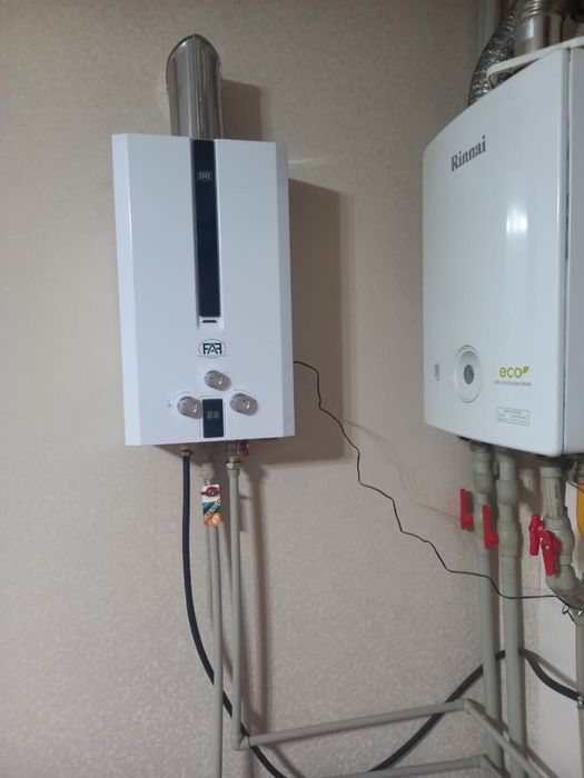 Газовые колонки с установкой