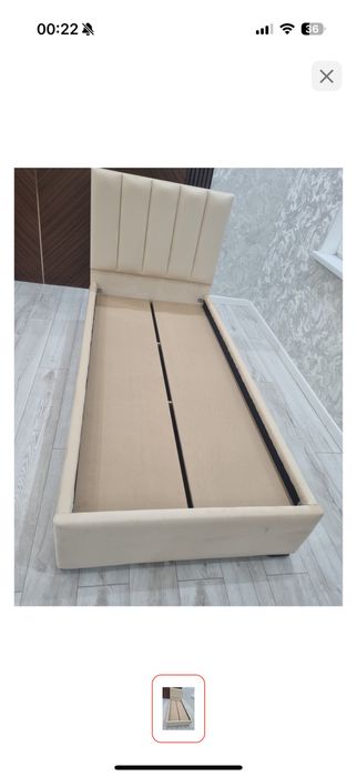 Кровать односпальное с матрасом