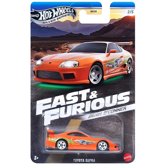 Hotwheels Silver Fast Furious 1:64