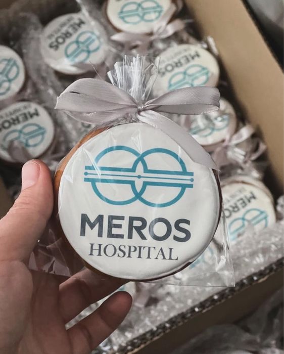 Имбирные пряники с логотипом. Корпоративные подарки.